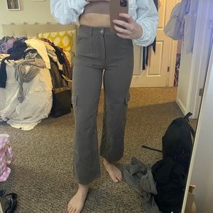 Blue Blush Brown Cargo Pants